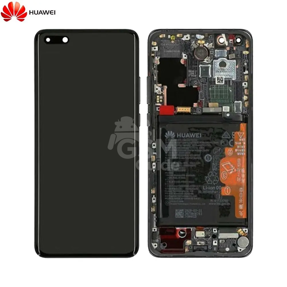 33809 Afficheur Original Complet pour Huawei P40 Pro Noir – Image 1