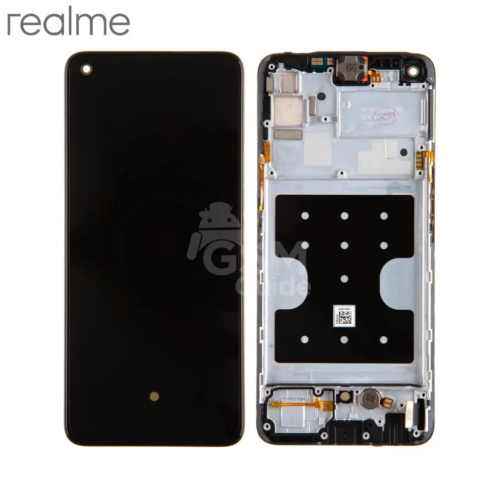 35656 Afficheur Original Realme 7 Pro Noir – Image 1