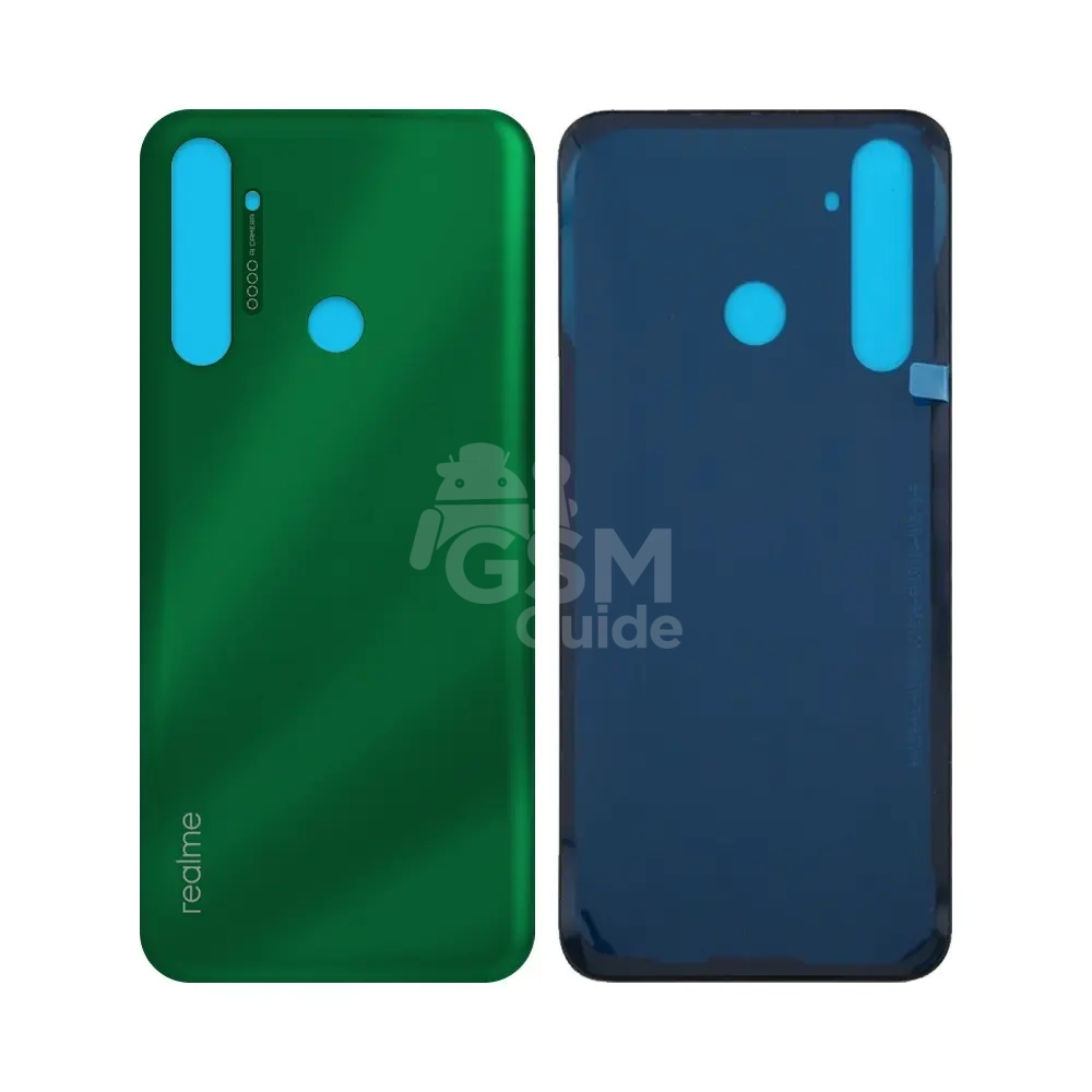 35813 Premium Couverture arrière Realme 5i Vert – Image 1