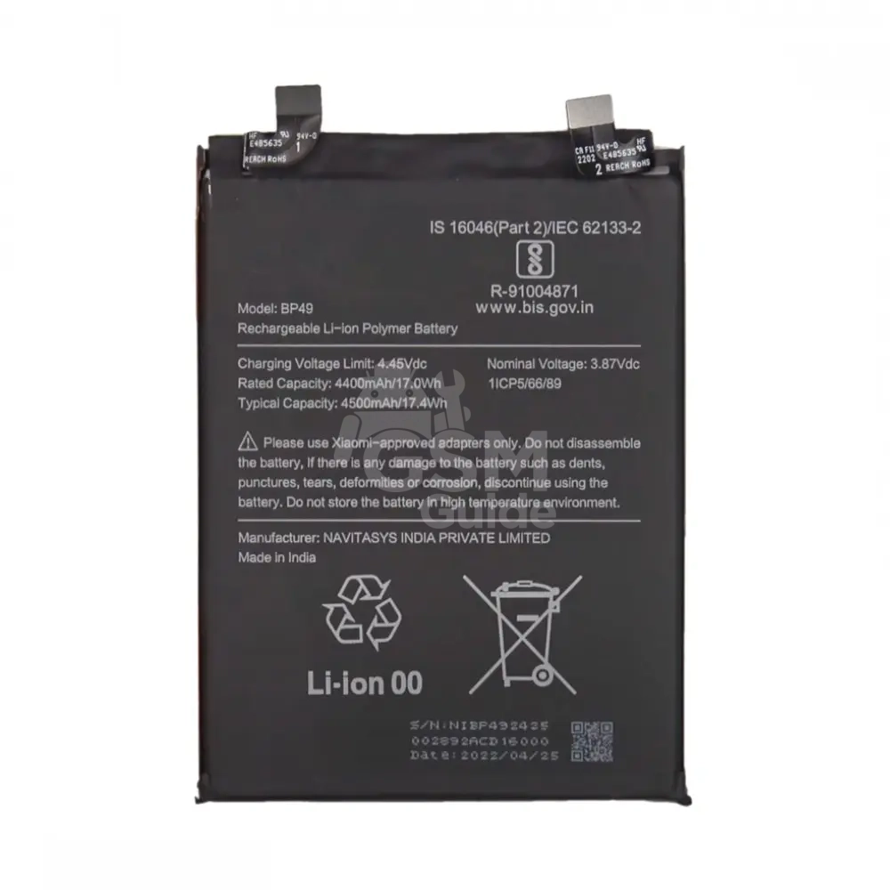 39216 Batterie Premium Xiaomi Poco F4 5G 2022 – Image 1