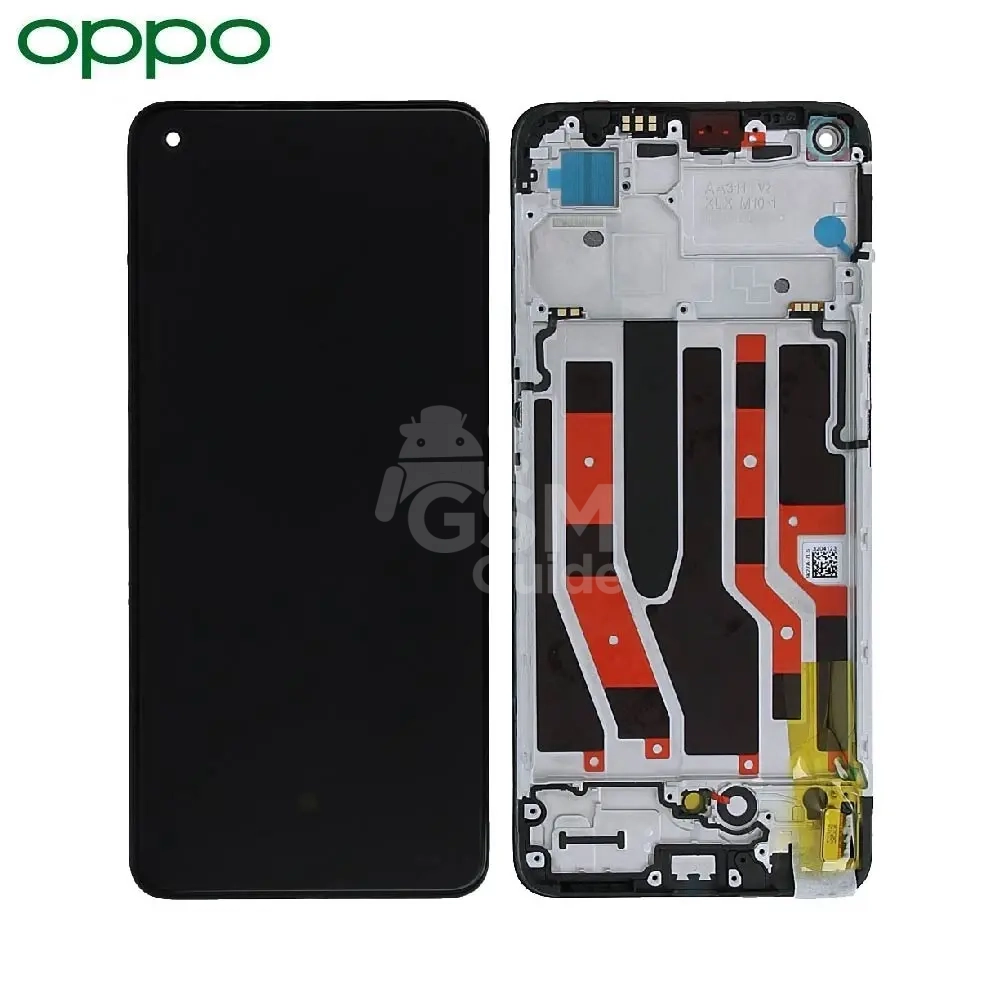 40057 Afficheur d'origine OPPO Reno7 4G Noir – Image 1