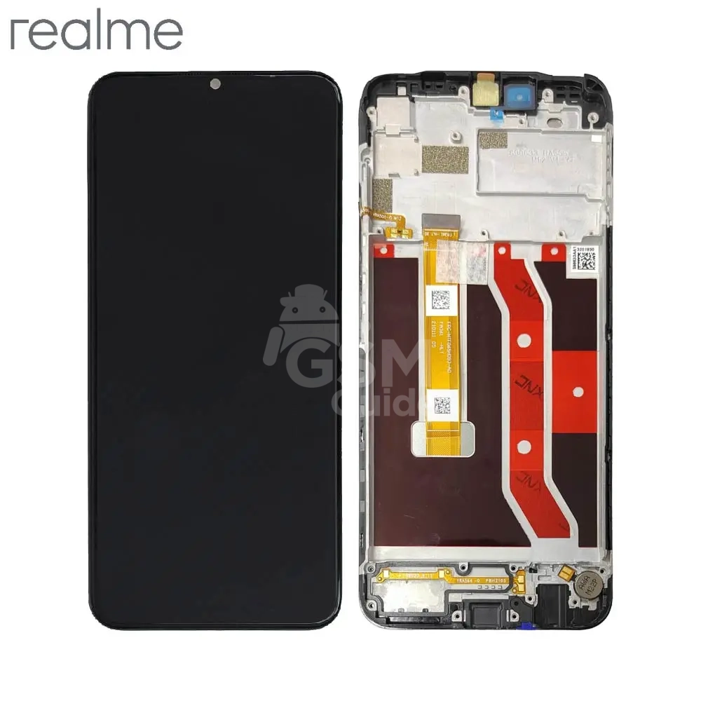 40439 Afficheur Original Realme 7i Noir – Image 1