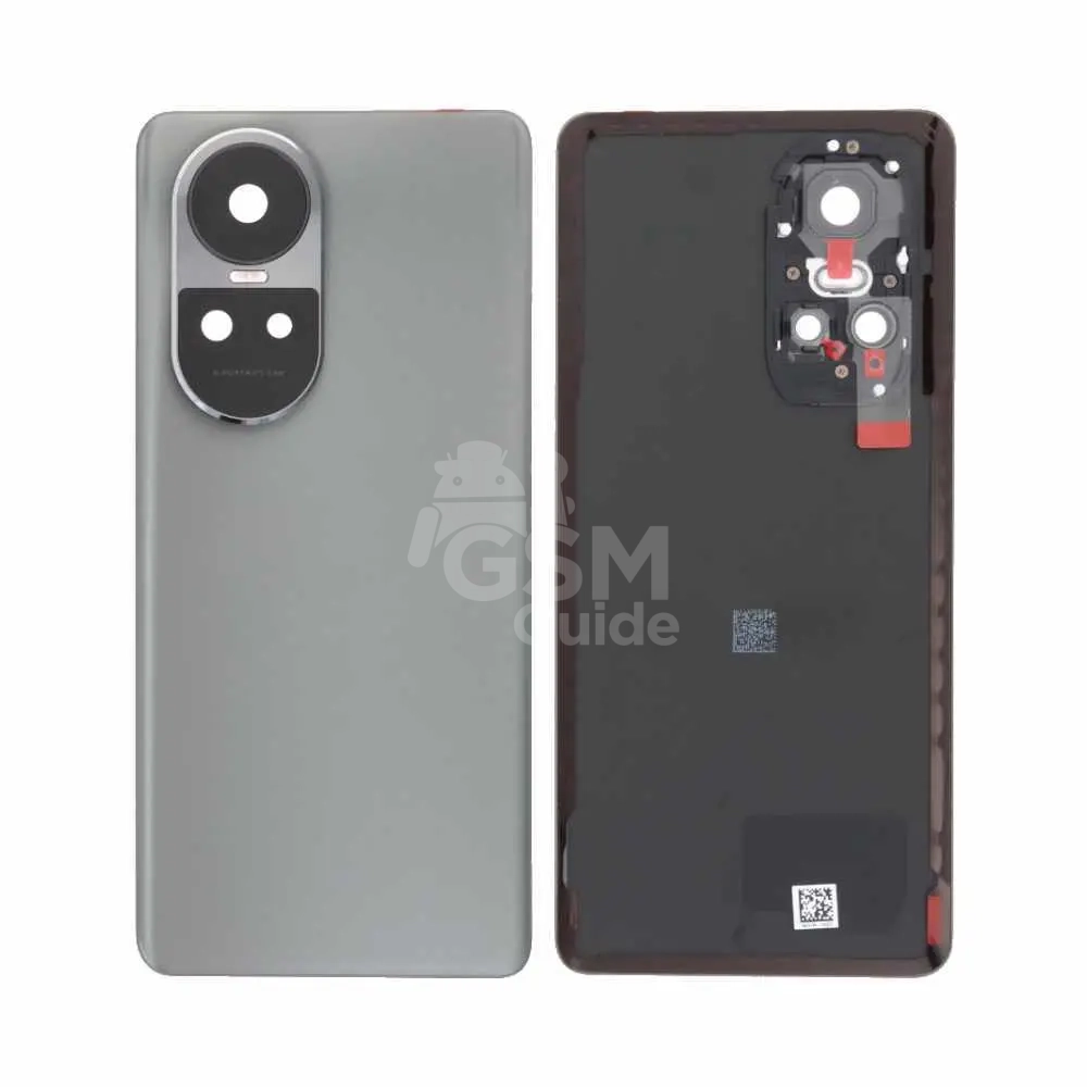 54684 Coque arrière premium OPPO Reno10 5G Gris argenté – Image 1
