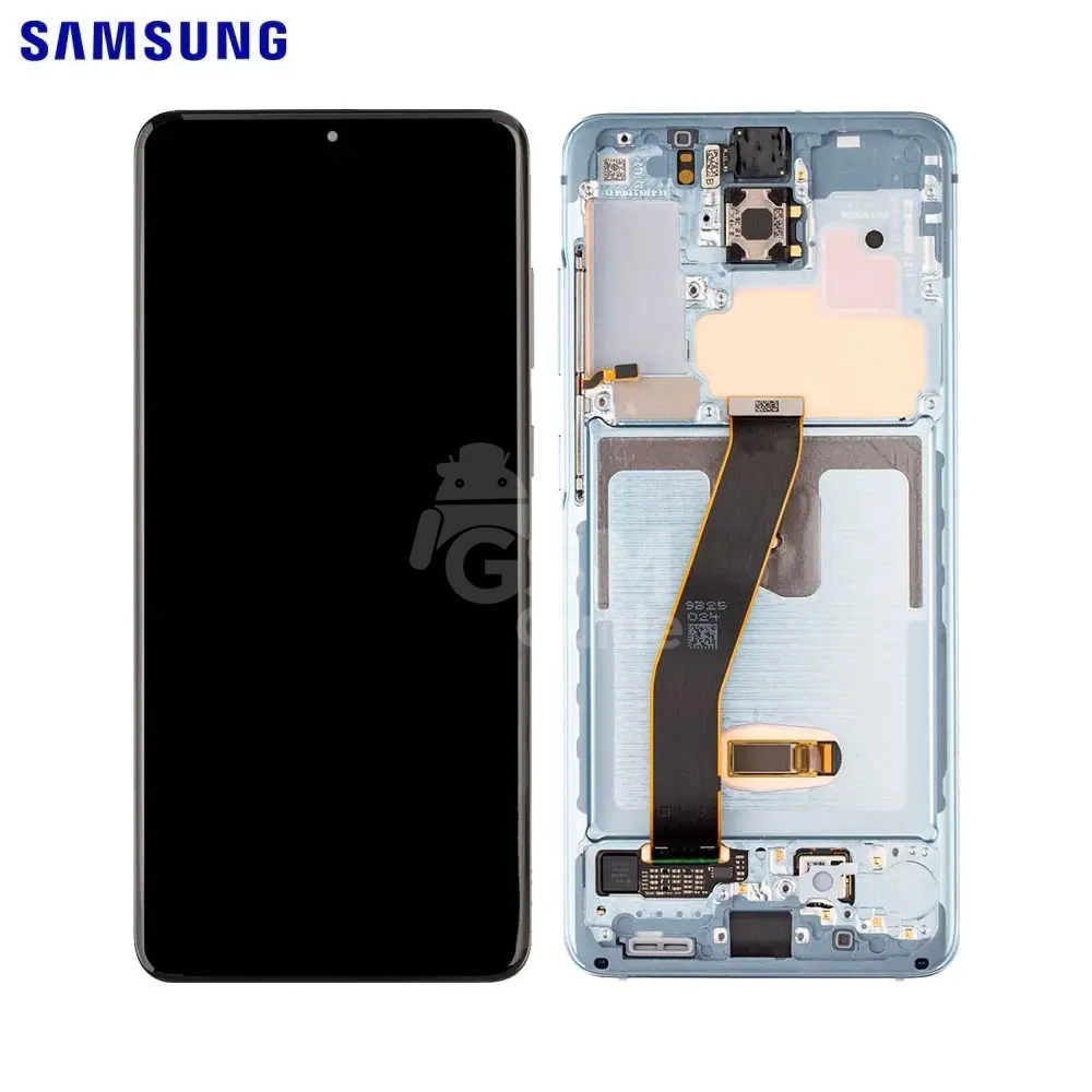 62266 Afficheur complet Change Glass Samsung S20 4G/5G Bleu – Image 1