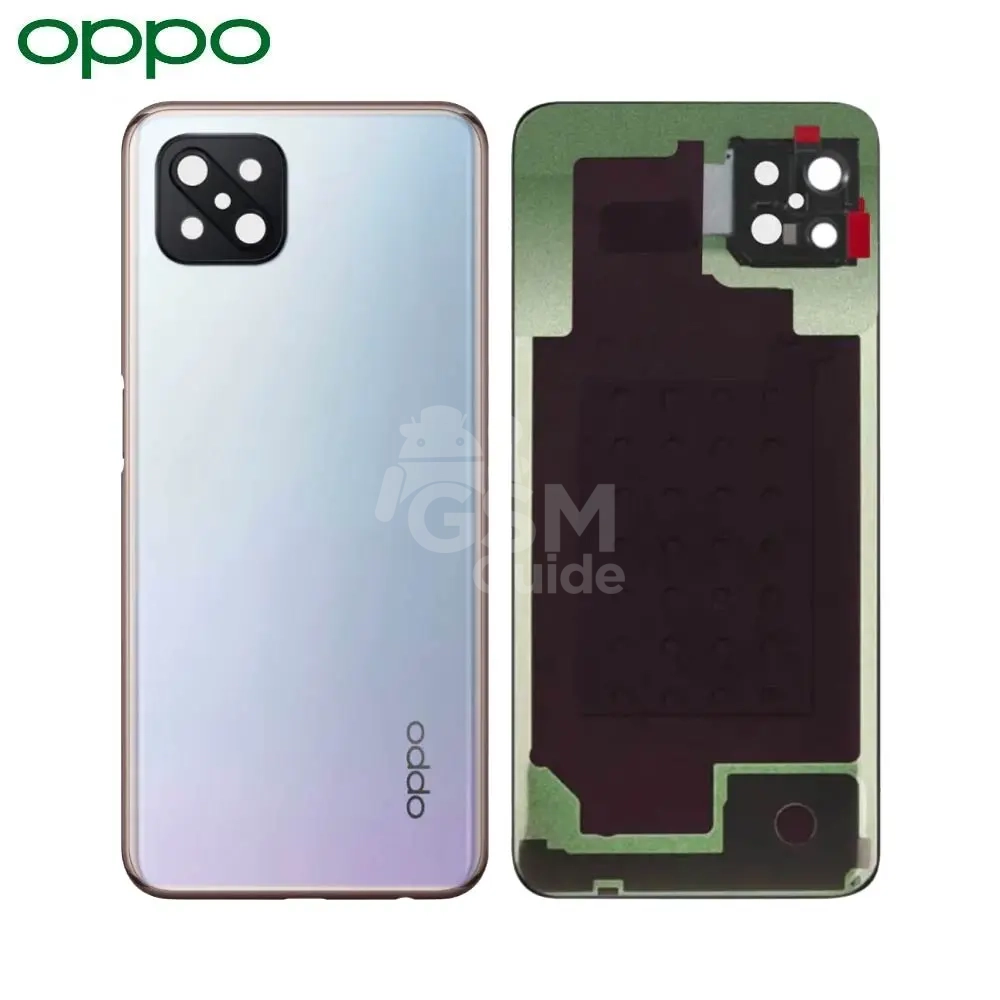 63651 Coque arrière d'origine OPPO Reno4 Z 5G Blanc – Image 1