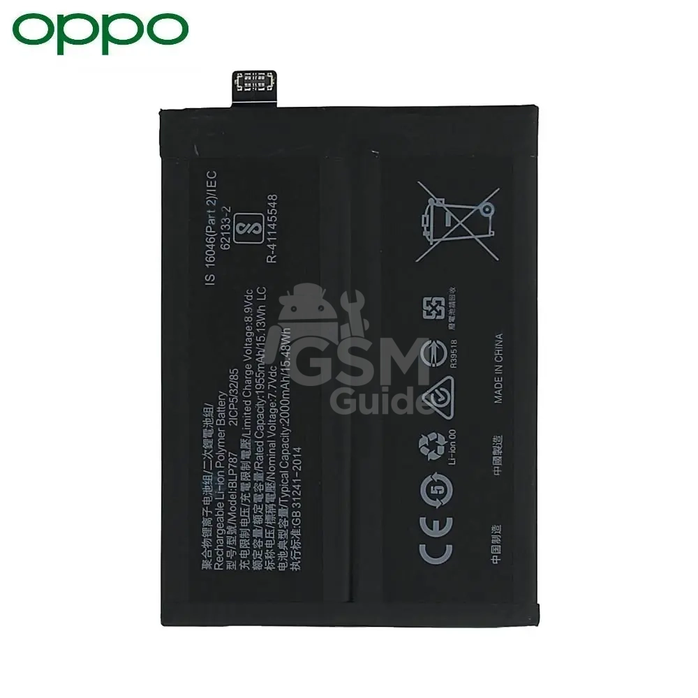 64153 Batterie d'origine OPPO Reno4 Pro 5G – Image 1