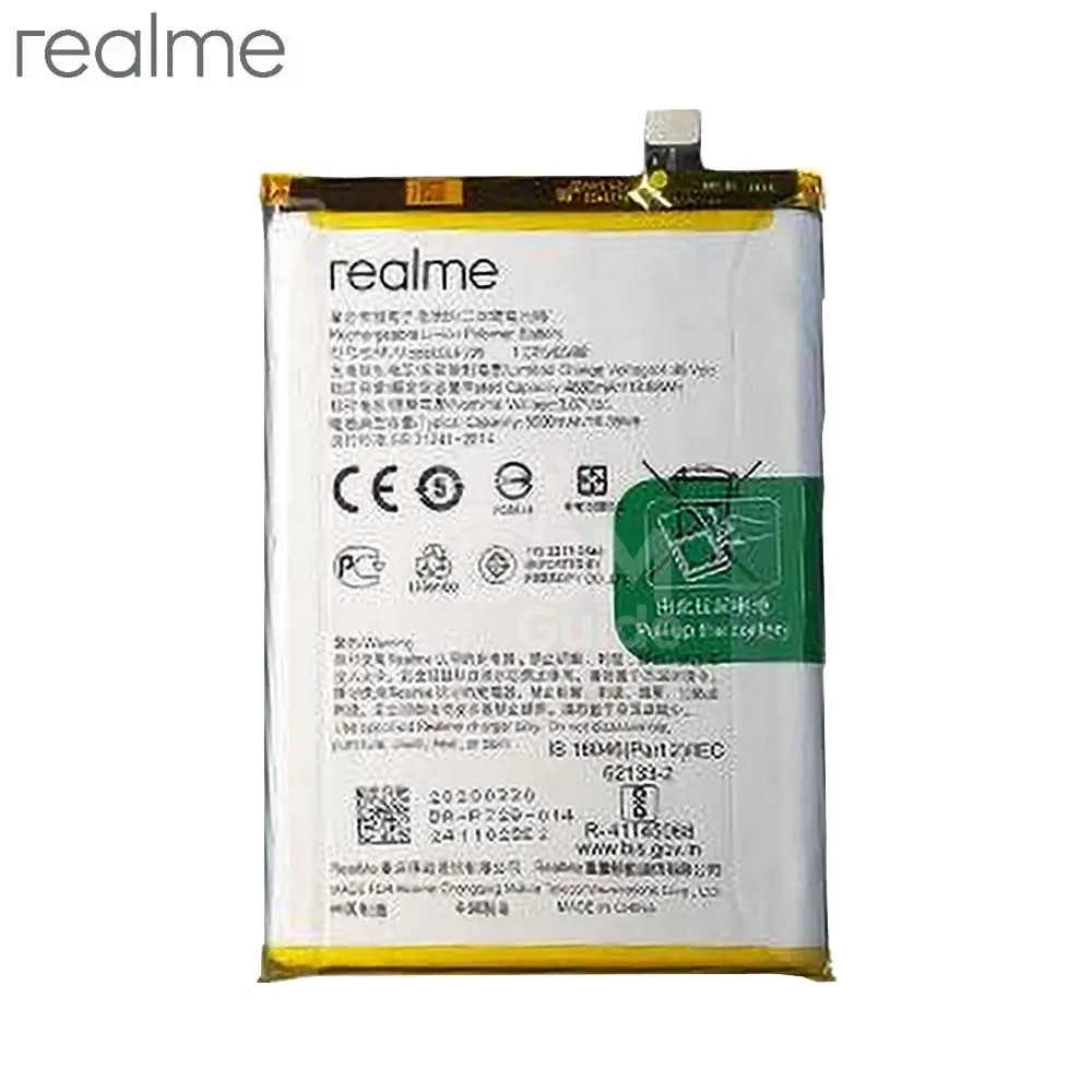 67298 Batterie d'origine Realme C11 (2020)/C3/5/5i/C21/C11 (2021)/C21-Y – Image 1