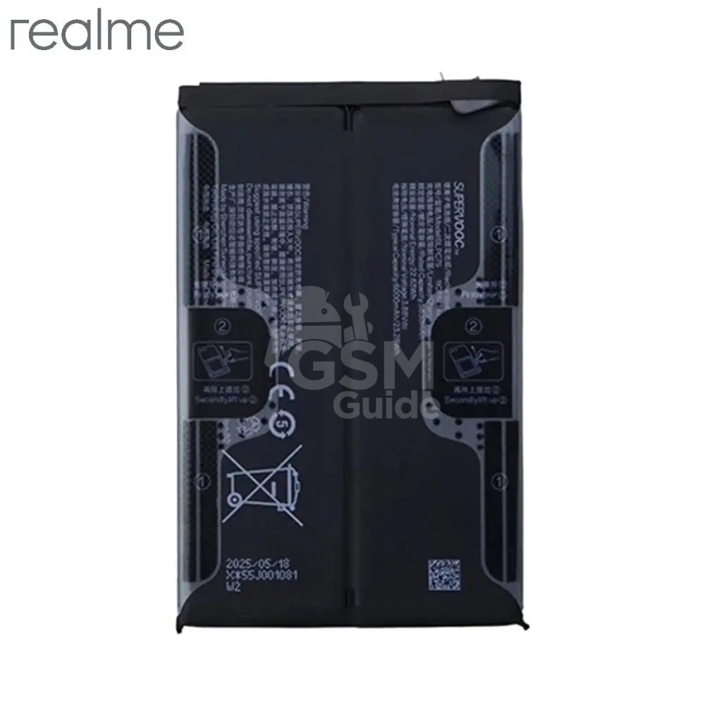 87675 Batterie Originale Realme C71/Note 70T/P3 Lite – Image 1