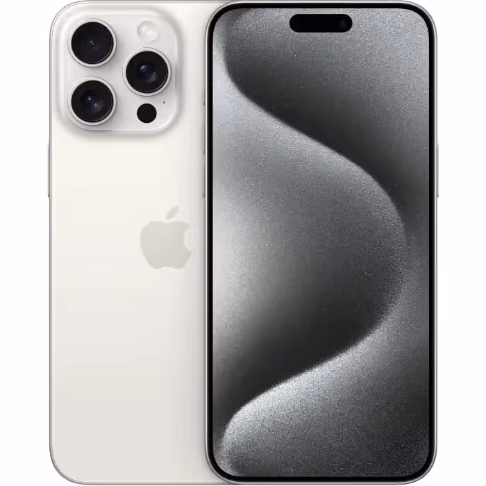 ei6hsozenvfsnxclytb2wyllk4zkxopj8hy8jyvg iPhone 15 Pro Max 1To - Blanc Titane – Image 1