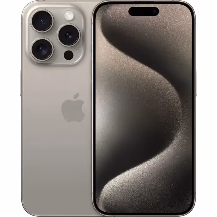 jte2db5wkyg6hsohk5afe5gpkri35kqjaxszqllj iPhone 15 Pro 128 Go - Titane Naturel – Image 1