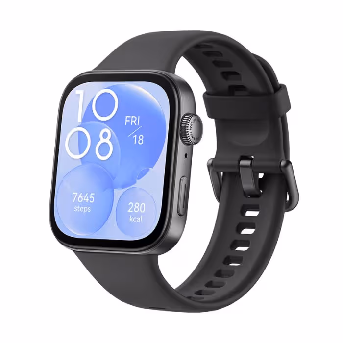 montre-connect-e-huawei-watch-fit-3-noir Montre Connectée HUAWEI Watch Fit 3 - Noir – Image 1