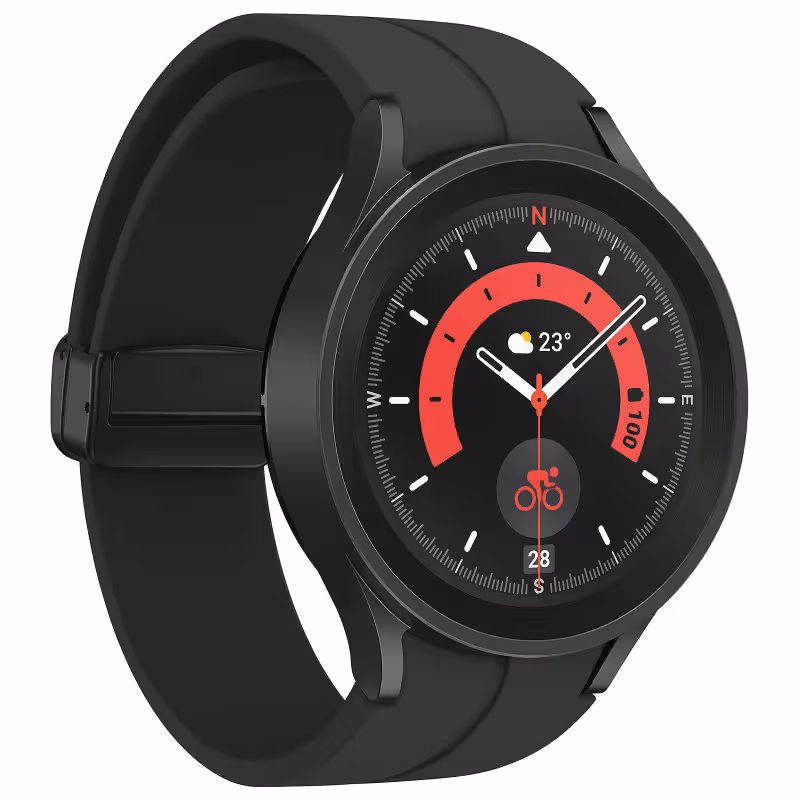montre-connecte-samsung-galaxy-watch5-pro-bt-45mm-noir-2 Montre connectée Samsung Galaxy Watch 5 Pro 45 mm - Noir – Image 1