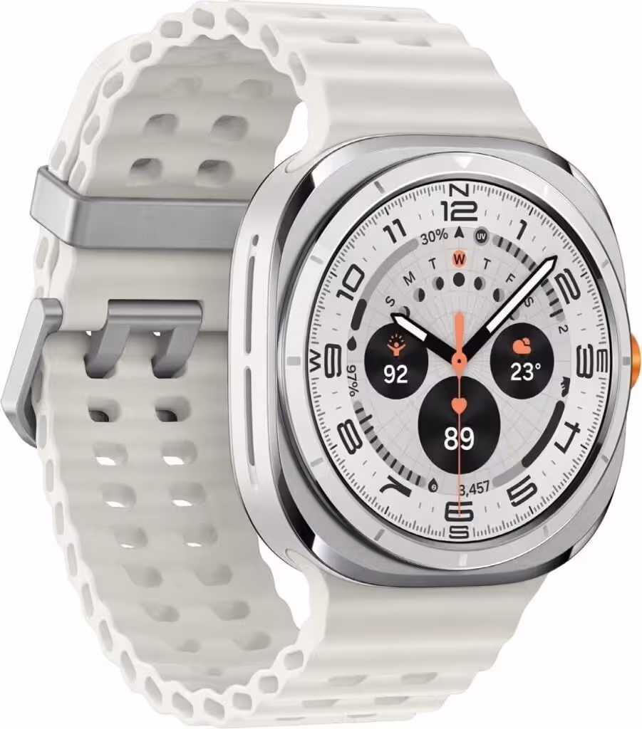 samsung-galaxy-watch-ultra-blanc-titanium-2 Montre connectée Samsung Galaxy Watch Ultra 47 mm 4G - Blanc Titane – Image 1
