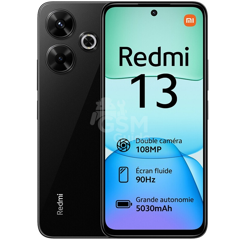 smartphone-xiaomi-redmi-13-8go-128go-noir-x-2 Smartphone XIAOMI Redmi 13 8Go 128Go – Image 1