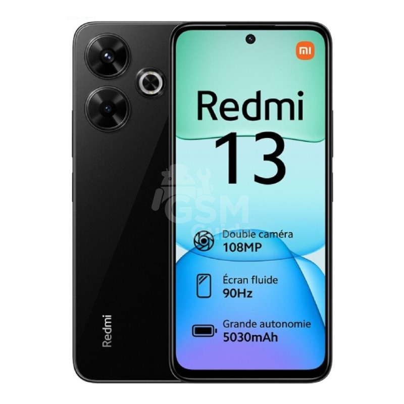 smartphone_xiaomi_redmi_13_8go_256go_android_-_noir Smartphone XIAOMI Redmi 13 8Go 256Go – Image 1