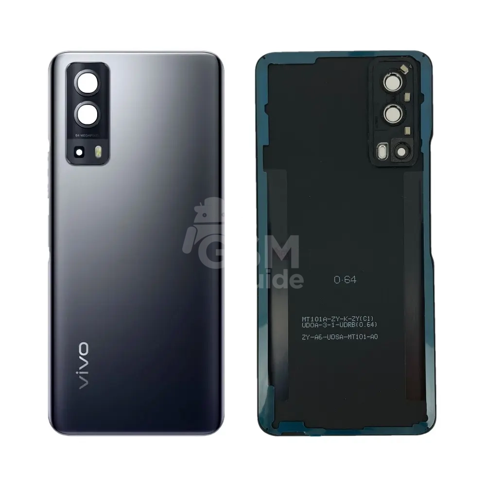 24382 Cache arrière premium Vivo Y72 5G Noir Graphite – Image 1
