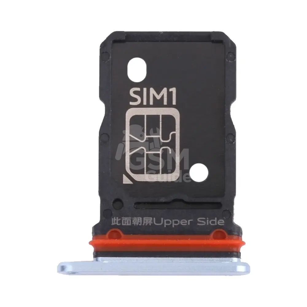 27089 Tiroir Sim Premium Vivo X60 Pro Bleu Givre – Image 1