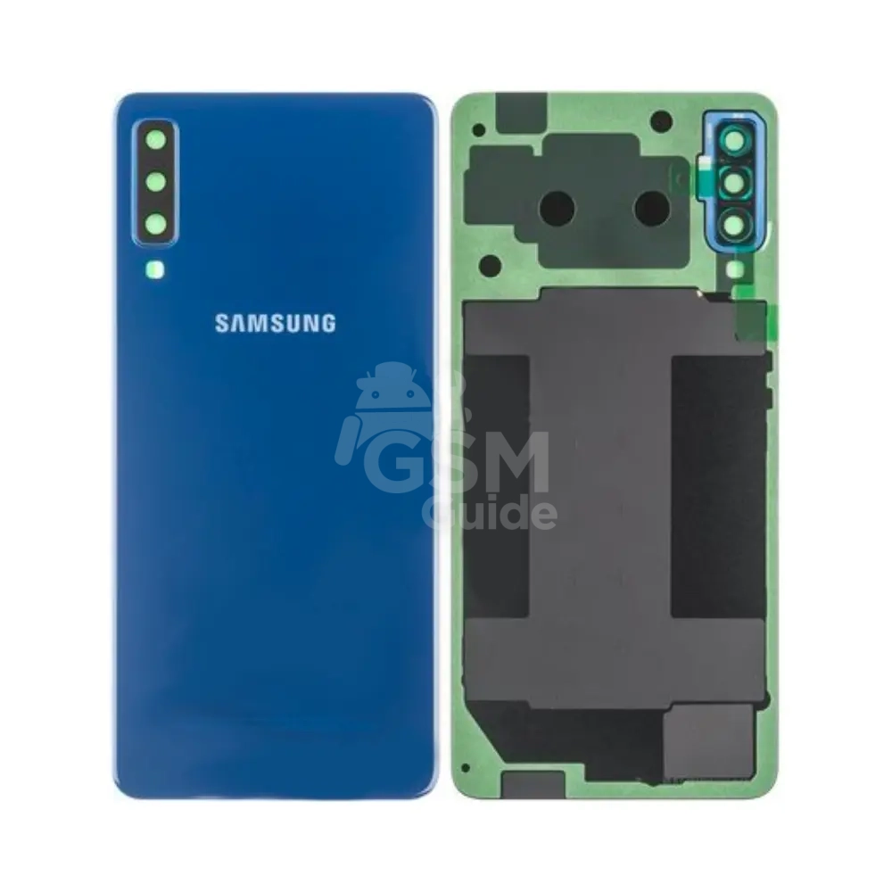 29102 Cache Arrière Premium Samsung Galaxy A7 2018 A750 Bleu – Image 1