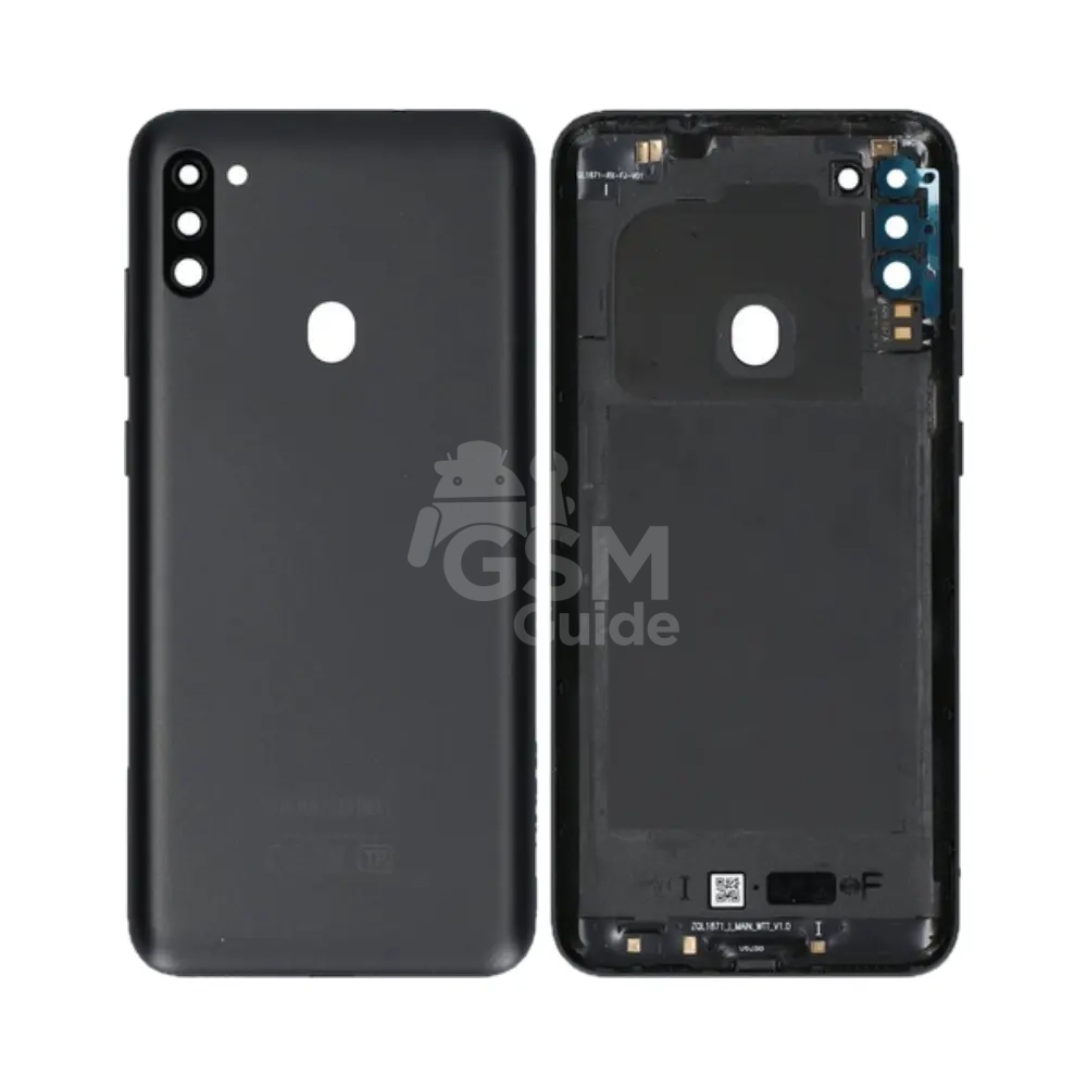 29191 Coque arrière premium noire pour Samsung Galaxy M11 – Image 1