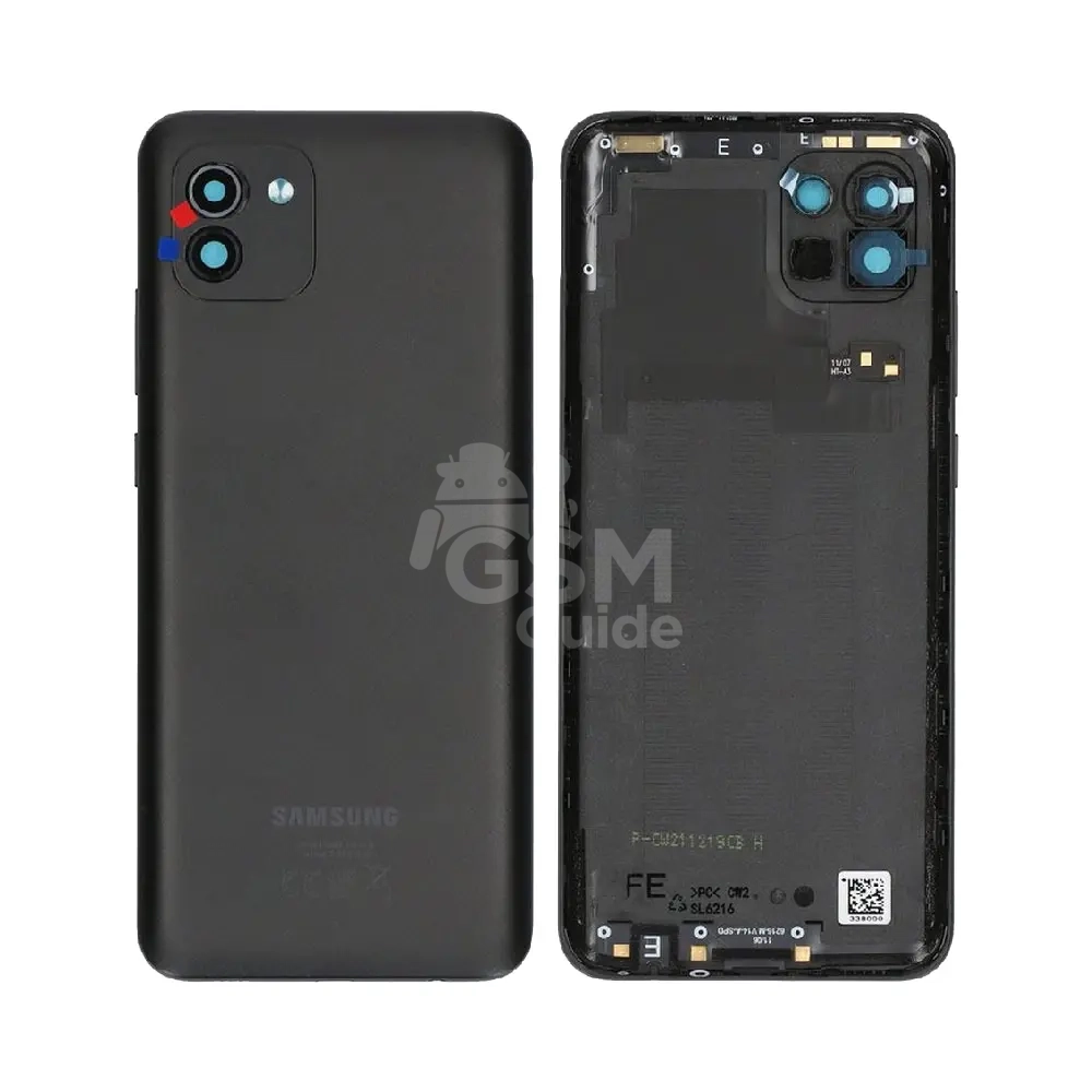 30978 Cache Arrière Premium Samsung Galaxy A03 A035F Noir – Image 1