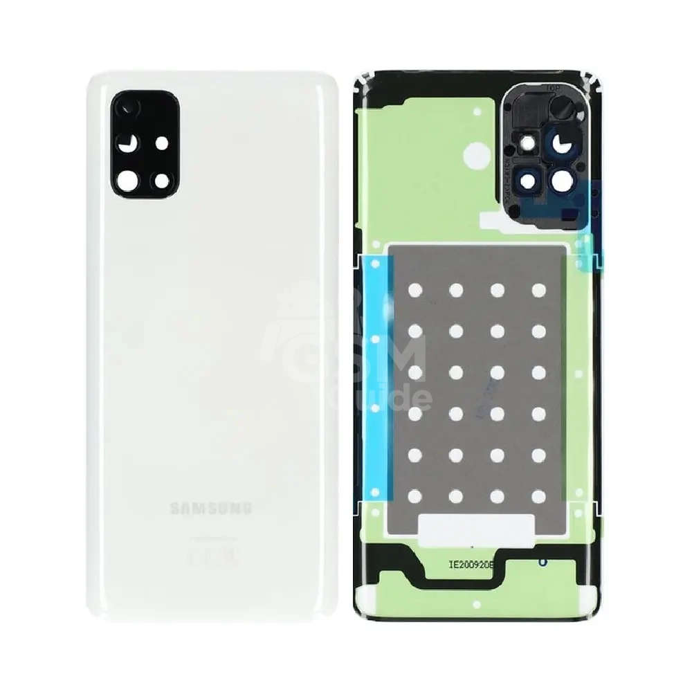 31635 Cache Arrière Premium Samsung Galaxy M51 M515 Blanc – Image 1