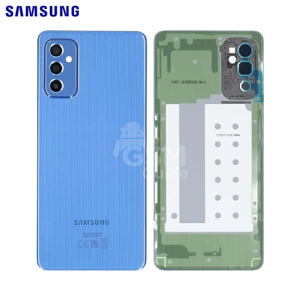 31637 Cache Arrière Original Samsung Galaxy M52 5G M526 Bleu – Image 1