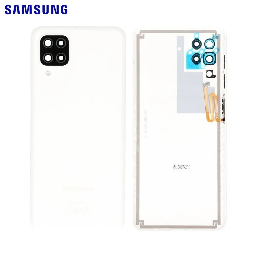 32004 Cache Arrière Original Samsung Galaxy A12 Nacho A127 Blanc – Image 1