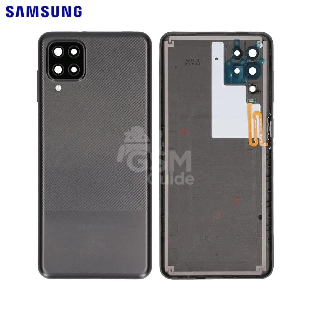 32008 Cache Arrière Original Samsung Galaxy A12 Nacho A127 Noir – Image 1