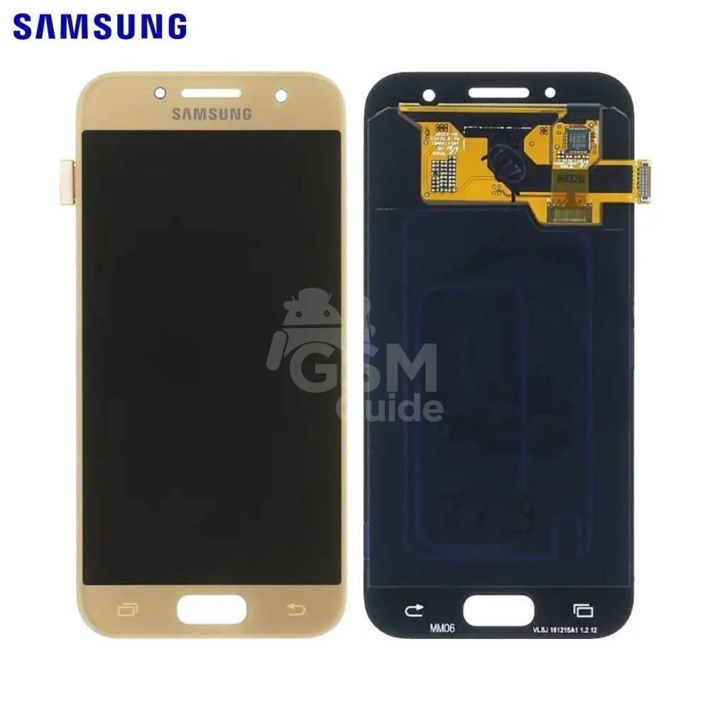 35676 Afficheur Original Samsung Galaxy A3 2017 A320 Doré – Image 1