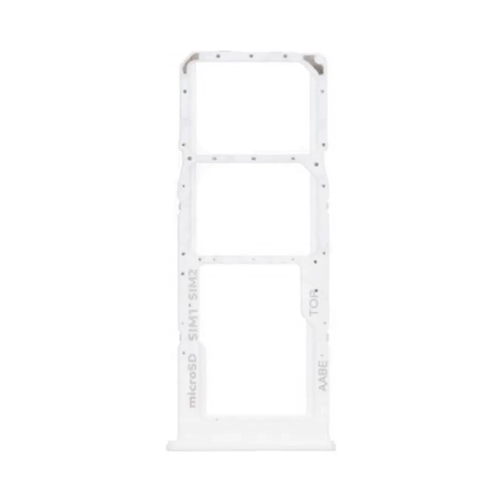 42518 Tiroir Sim Premium Samsung Galaxy A12 A125/Galaxy A12 Nacho A127 Blanc – Image 1