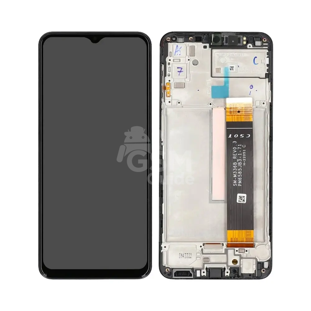46236 Afficheur OEM avec cadre pour Samsung Galaxy M23 5G M236 Noir – Image 1