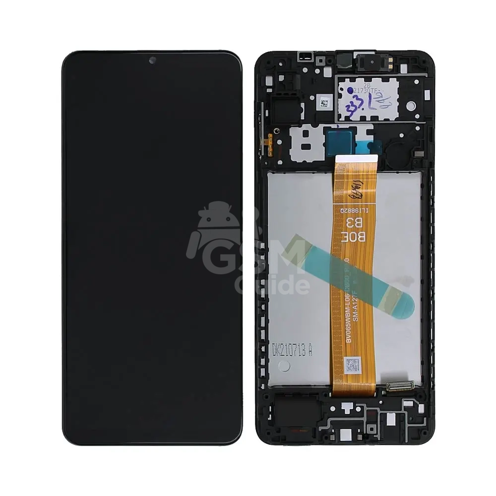 49008 Afficheur Complet OEM Samsung Galaxy A12 Nacho A127 Noir – Image 1