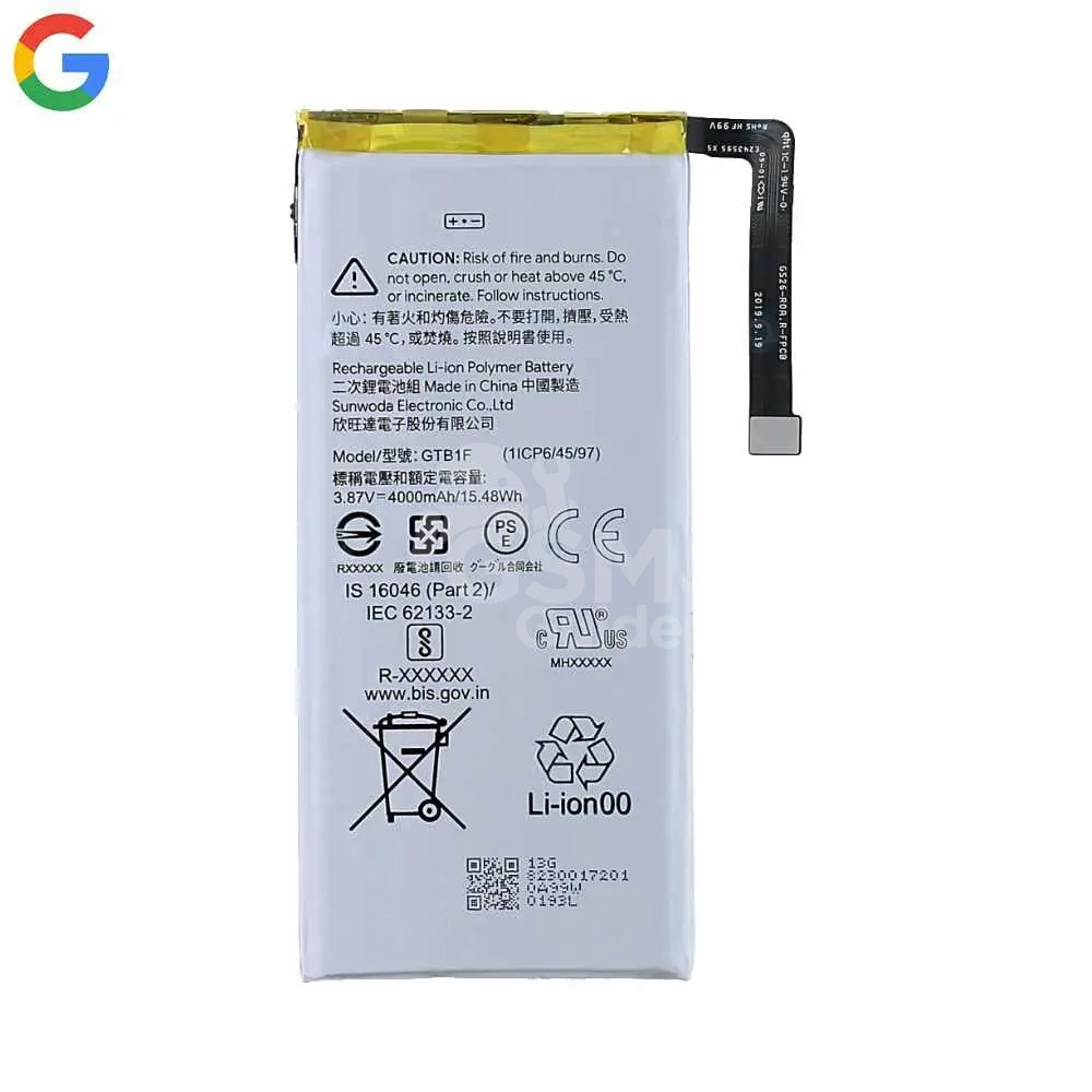 53211 Batterie d'origine Google Pixel 5 – Image 1