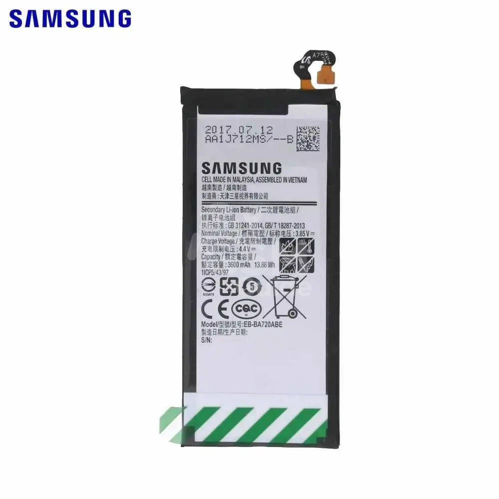 55974 Batterie Originale Samsung Galaxy J7 2017 J730 – Image 1