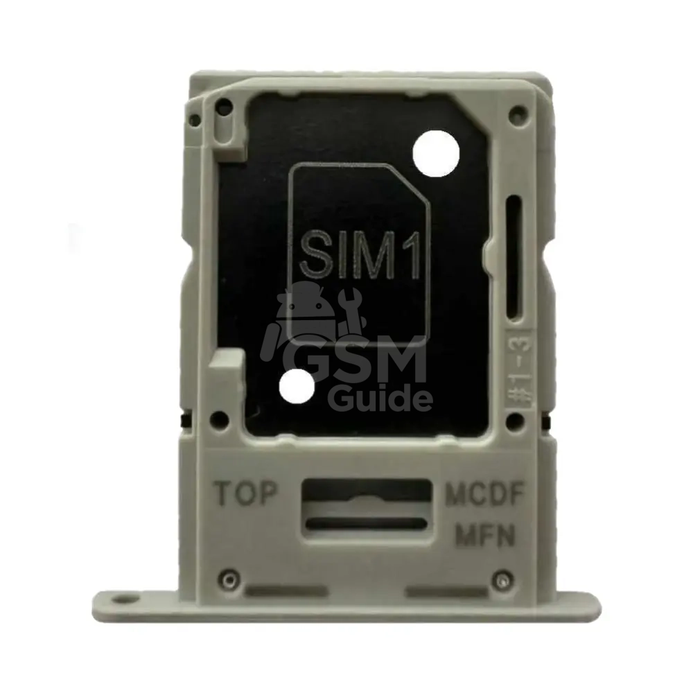 61289 Tiroir Sim Premium Samsung Galaxy M34 5G M346 Argent Prismatique – Image 1