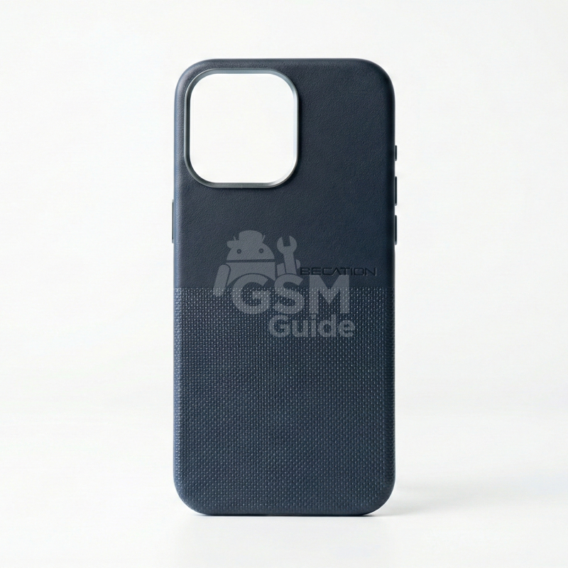 A4 - 34 Coque en cuir pour iPhone 15 Pro Max / 16 Pro Max - Blue – Image 1