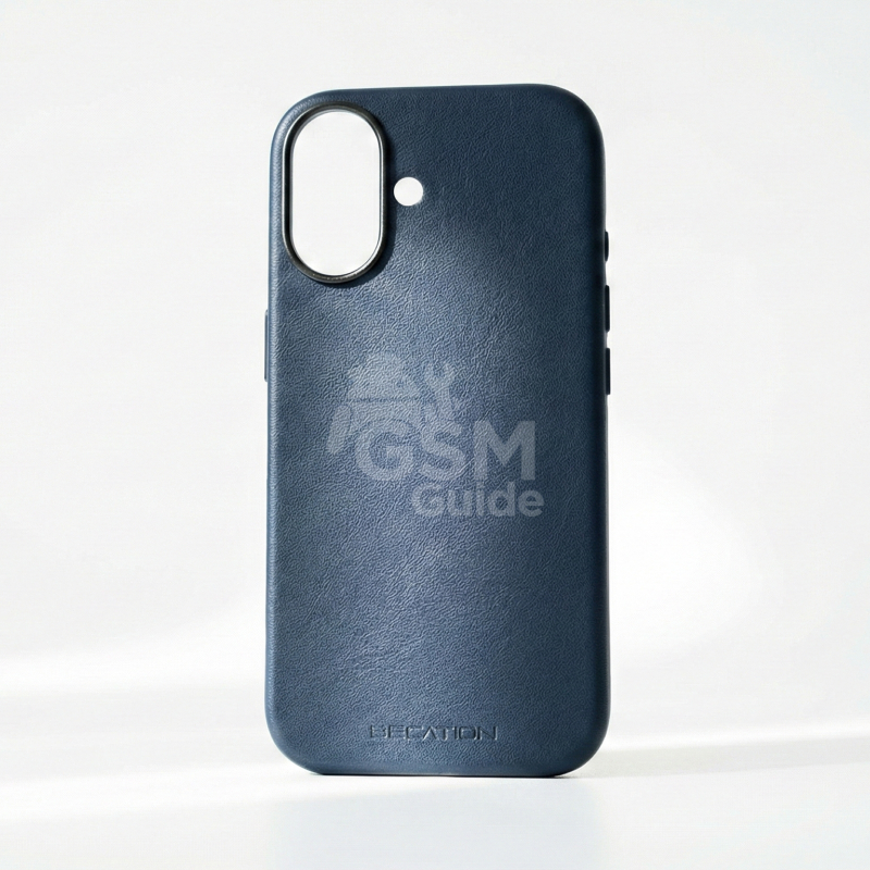 A4 - 50 Coque cuir noire pour iPhone 16 – Image 1