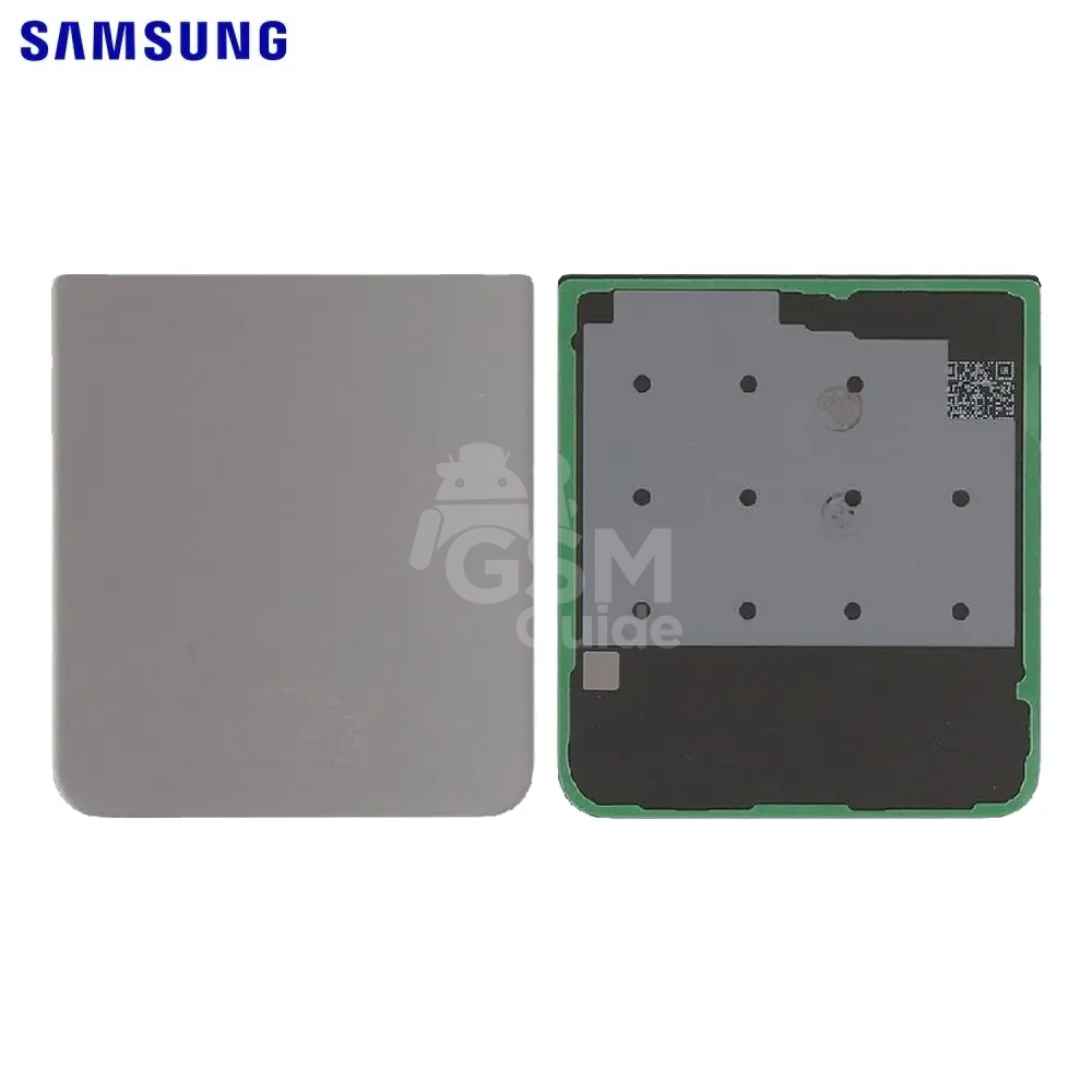 31145 Cache Arrière Original Samsung Galaxy Z Flip 3 5G F711 (Inférieur) Gris – Image 1