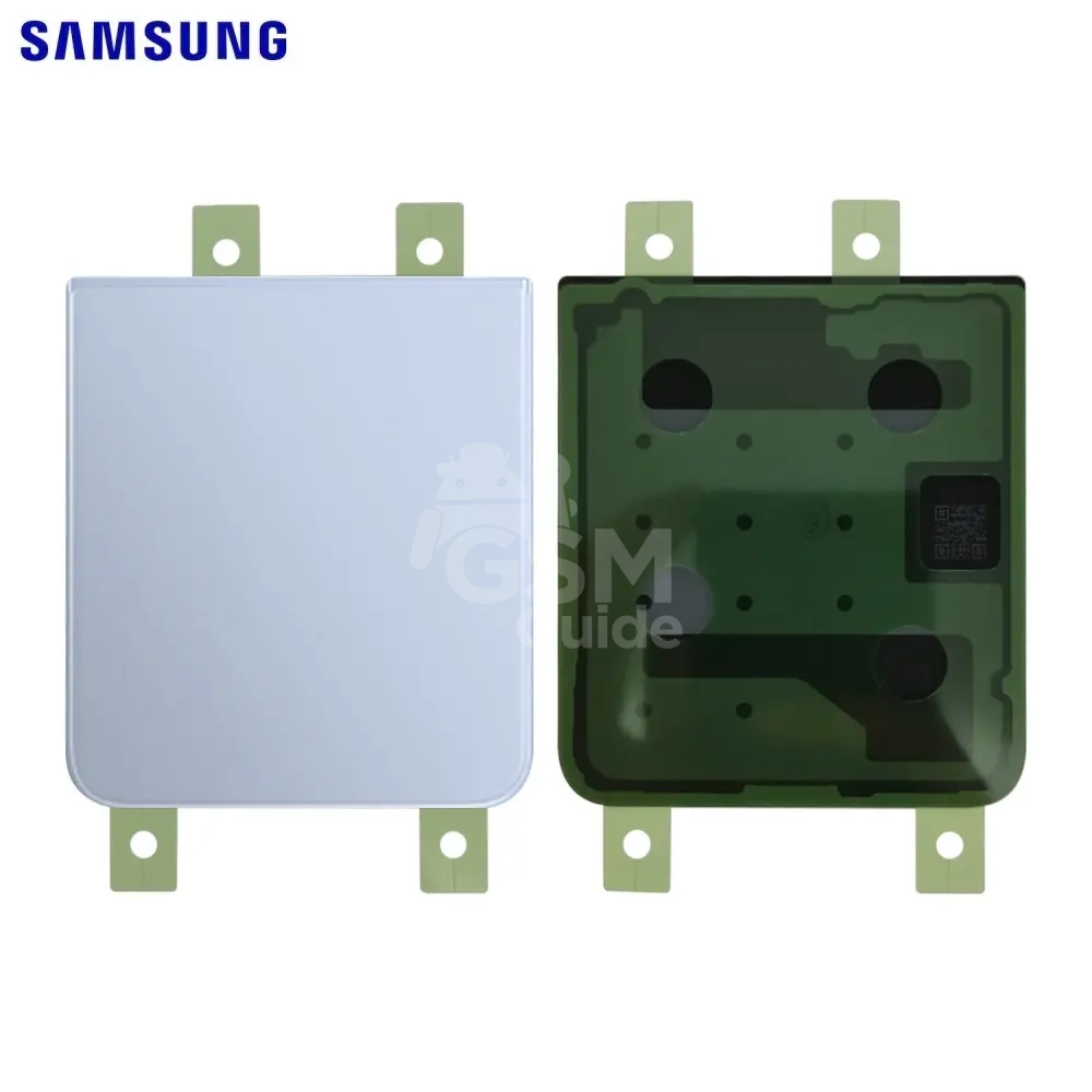 33074 Cache Arrière Original Samsung Galaxy Z Flip 4 5G F721 (Inférieur) Bleu – Image 1