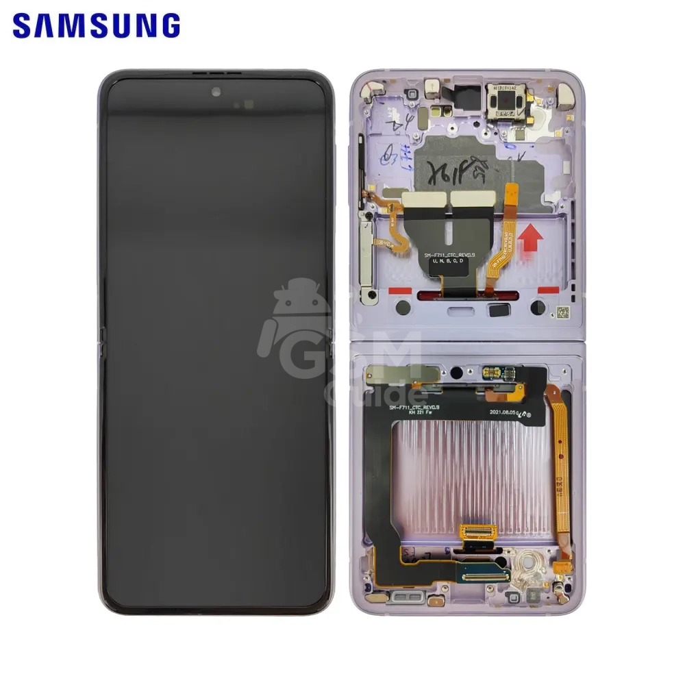 34424 Afficheur Original Samsung Galaxy Z Flip 3 5G F711 Lavande – Image 1
