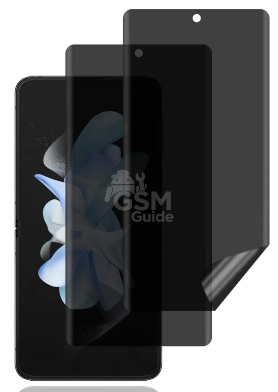 414NvL8zu4L Film de protection hydrogel VWK privacy hd Galaxy Z Flip 4 – Image 1
