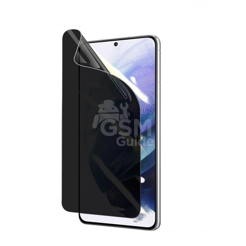 41cOHD-e9pL Film de protection hydrogel VWK privacy matte film Galaxy A8/ A8 Plus – Image 1