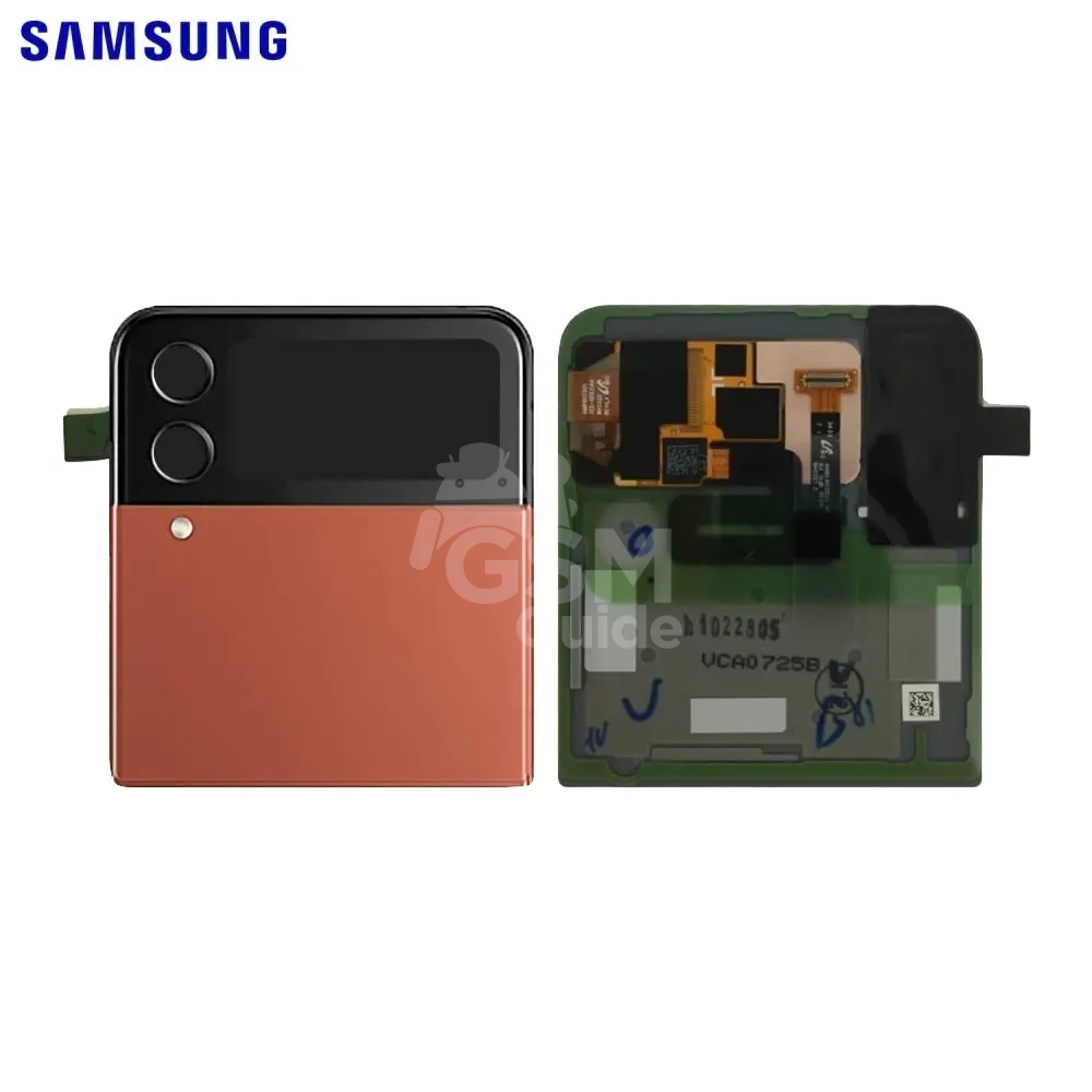 43219 Cache Arrière Original Samsung Galaxy Z Flip 4 5G F721 (Supérieur) Rouge – Image 1