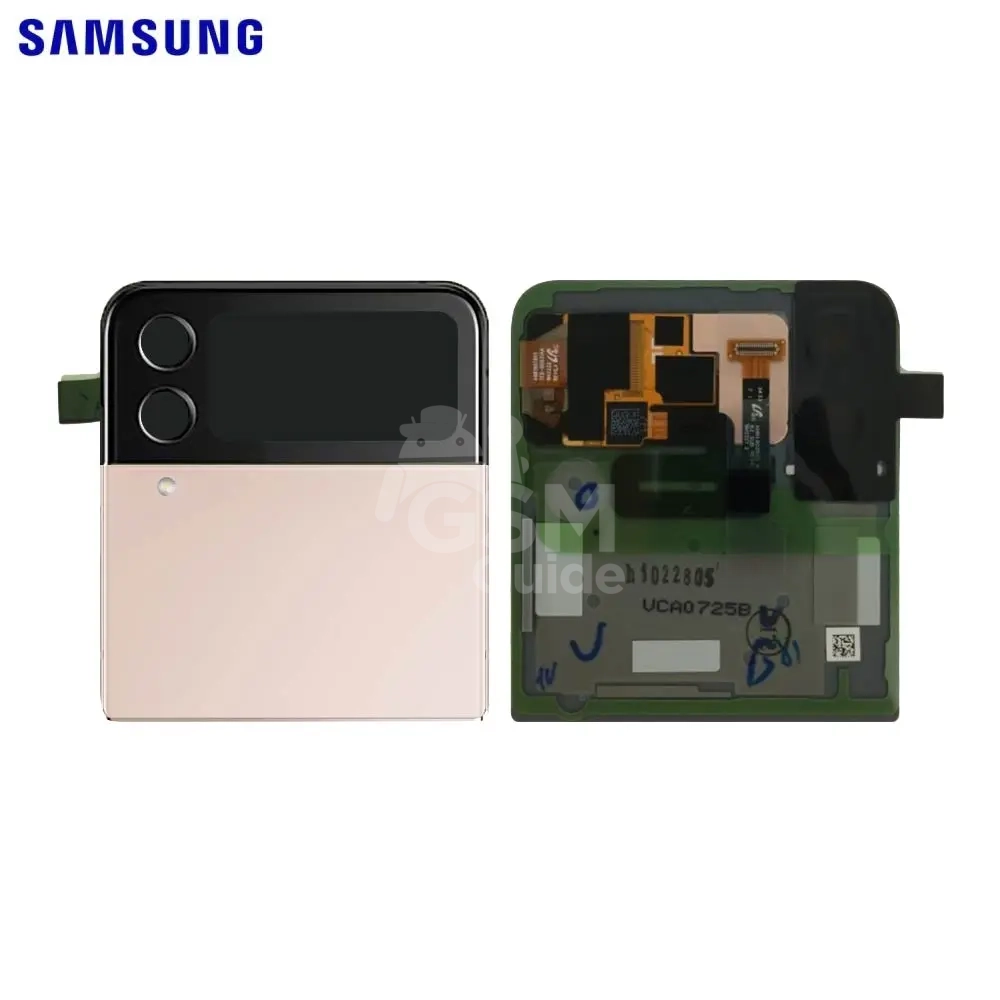 43226 Cache Arrière Original Samsung Galaxy Z Flip 4 5G F721 (Supérieur) Rose Gold – Image 1