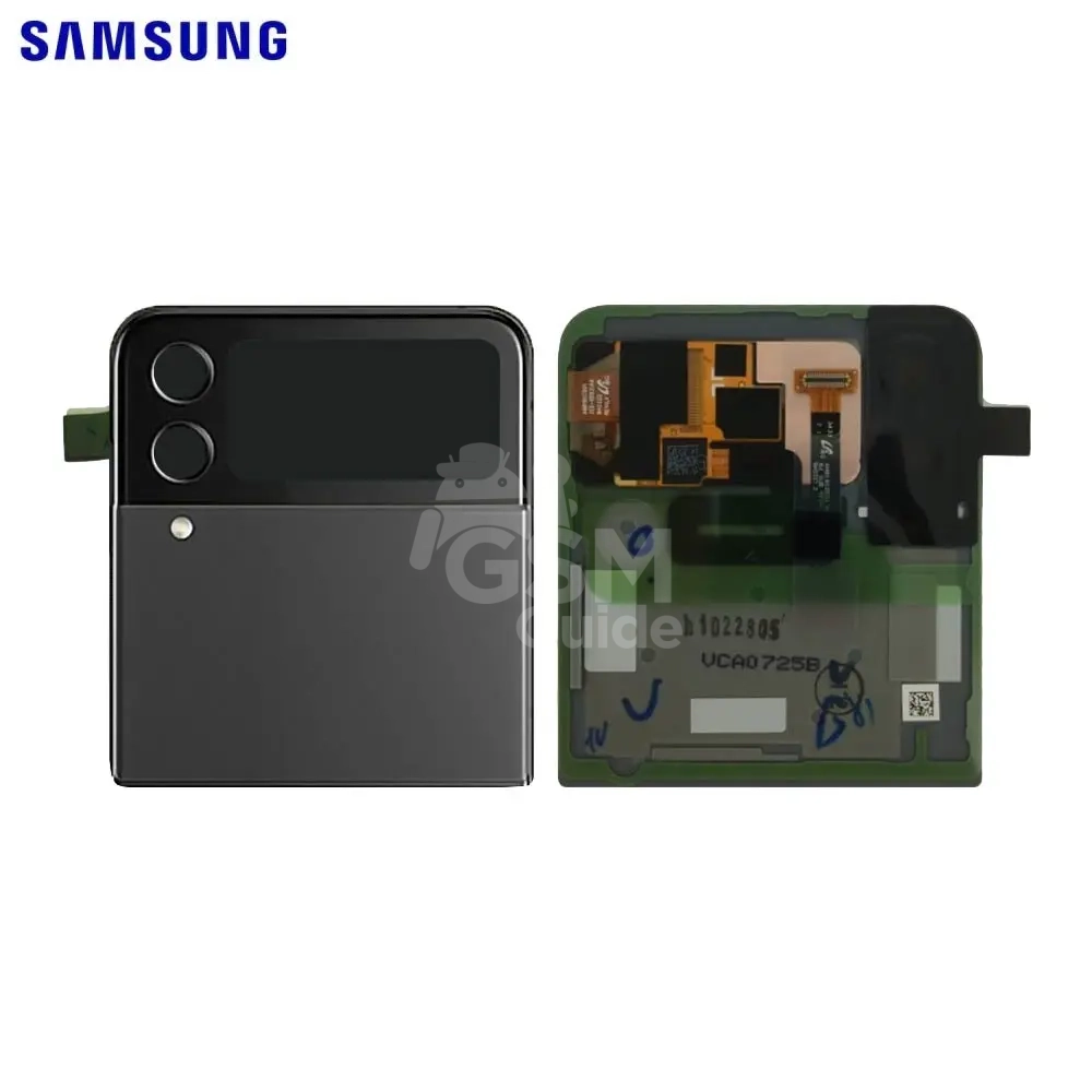 43227 Cache Arrière Original Samsung Galaxy Z Flip 4 5G F721 (Supérieur) Graphite – Image 1