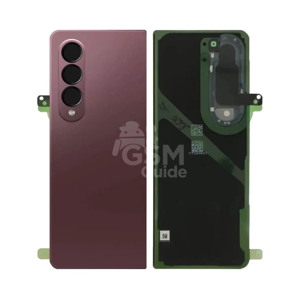 44210 Cache Arrière Premium Samsung Galaxy Z Fold 4 5G F936 Bordeaux – Image 1