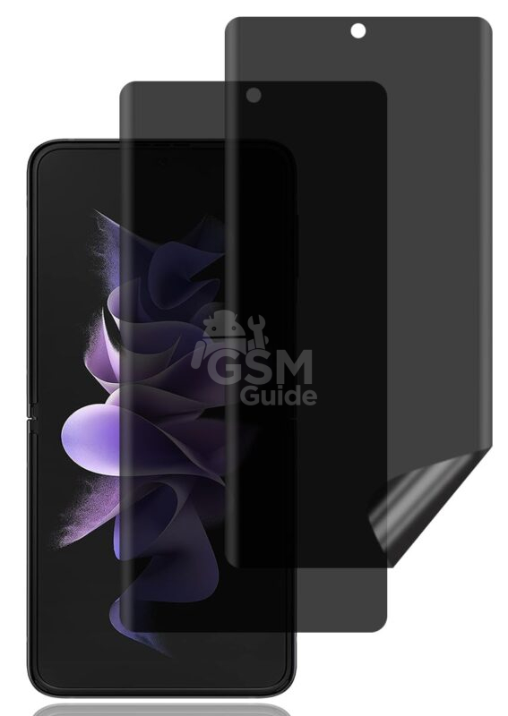51jdH1hmncL Film de protection hydrogel VWK privacy hd Galaxy Z Flip 3 – Image 1