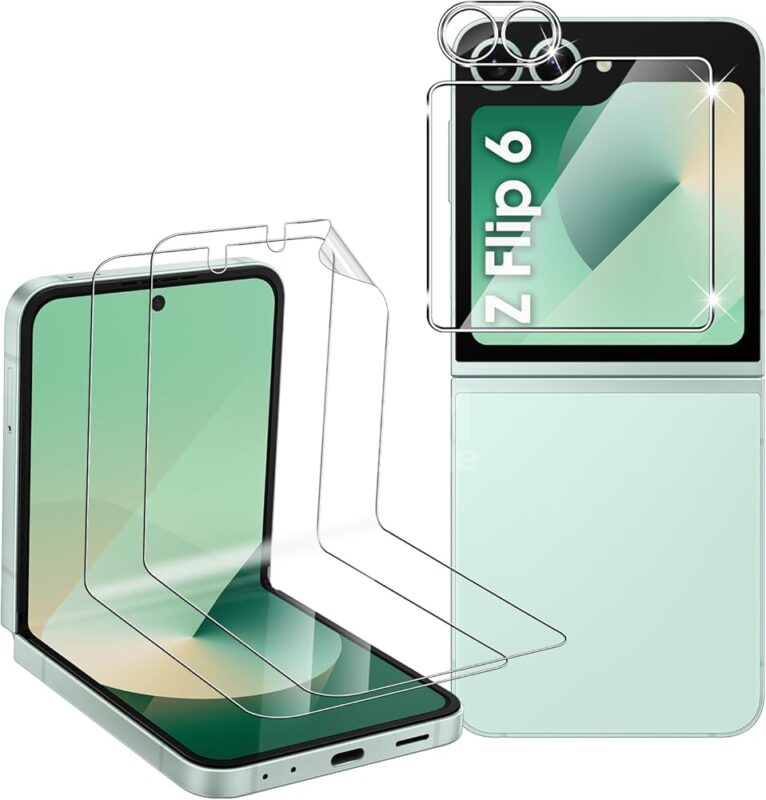61AyP7uiNGL._AC_UF1000,1000_QL80_ Film de protection hydrogel VWK anti blue Galaxy Z Flip 6 – Image 1