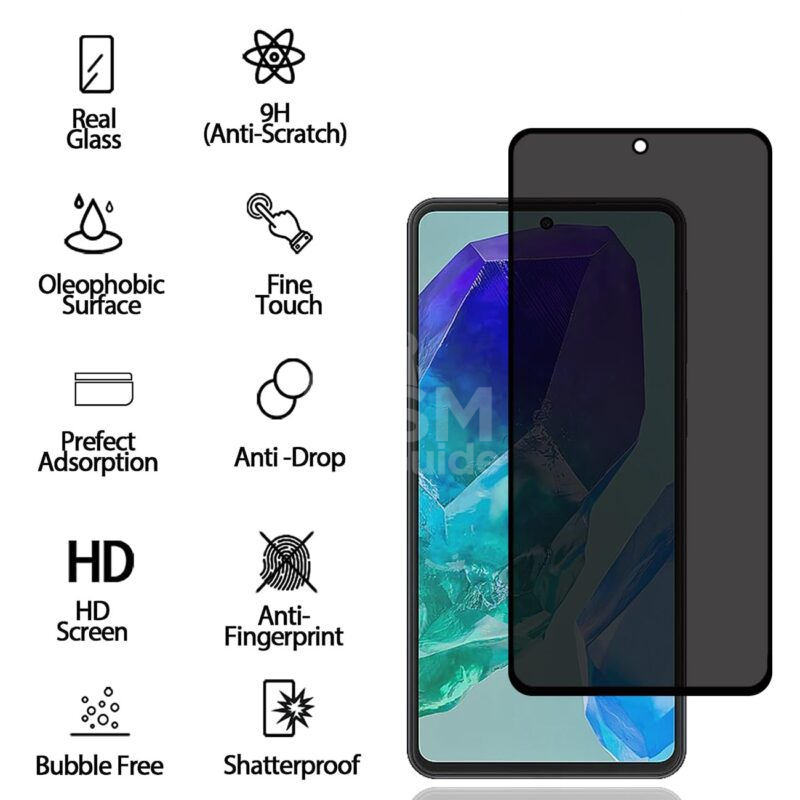 61u+Ws1MlRL Film de protection hydrogel VWK privacy hd Galaxy M55 – Image 1