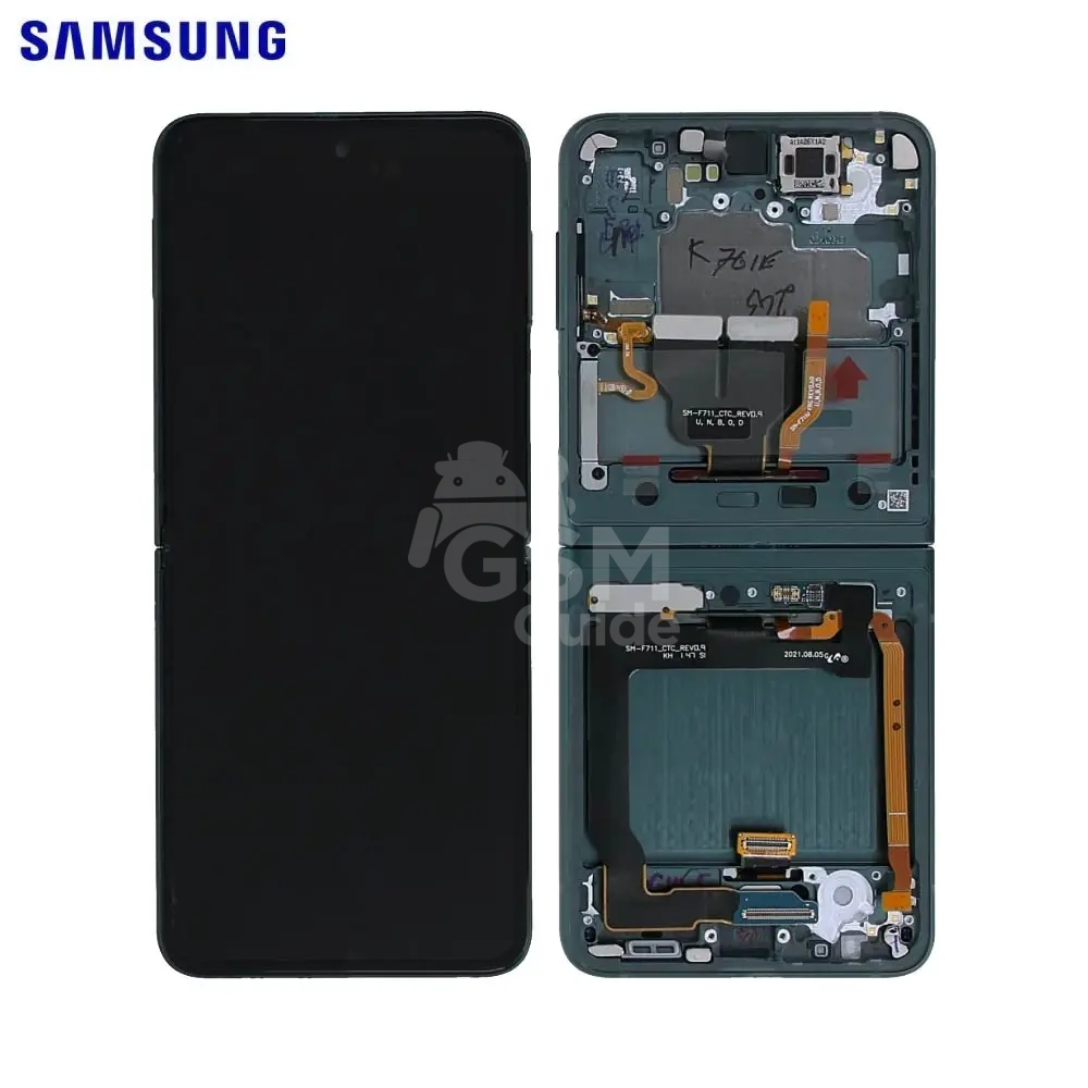 62443 Afficheur Original Samsung Galaxy Z Flip 3 5G F711 Vert – Image 1